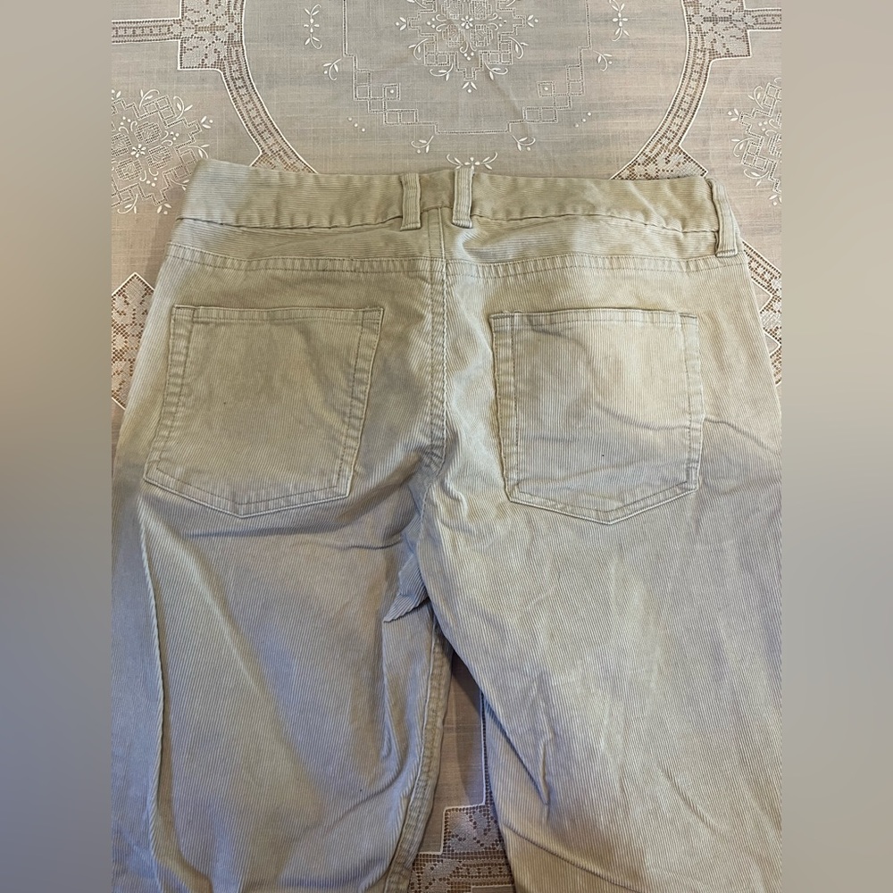 JCrew Khaki Corduroy Pants, Size 29R - Picture 7 of 7